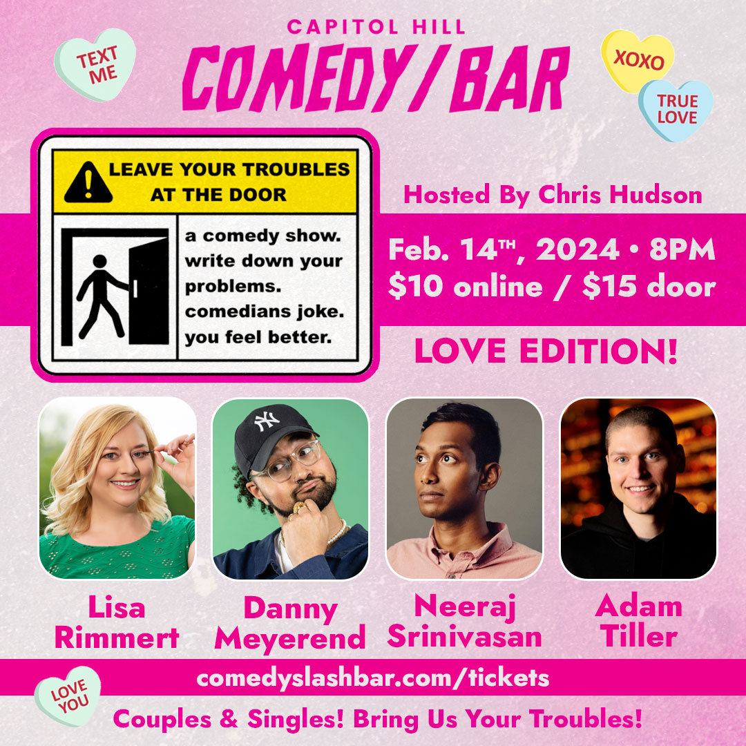 Leave Your Troubles stand-up comedy Seattle