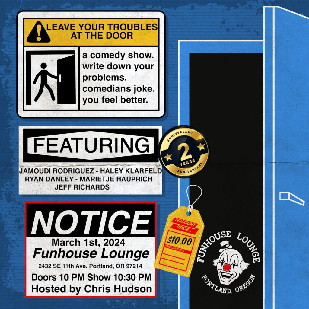 pdx comedy show nightlife fun portland oregon comedians interactive wow