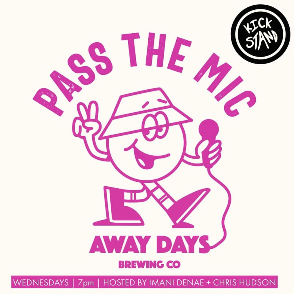 pass the mic kickstand comedy chris hudson stand-up comedy pdx events portland oregon fun