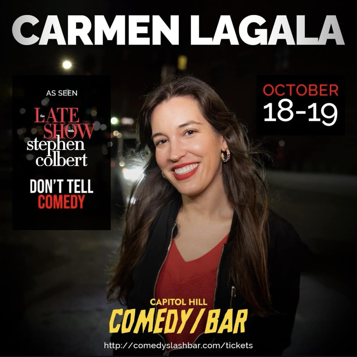seattle stand-up comedy carmen lagala washington events chris hudson nightlife