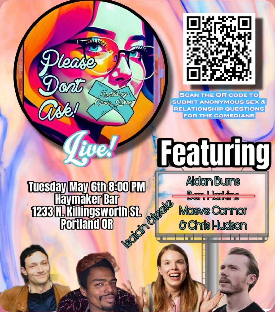 Submit your love & sex questions for Please Don’t Ask! LIVE