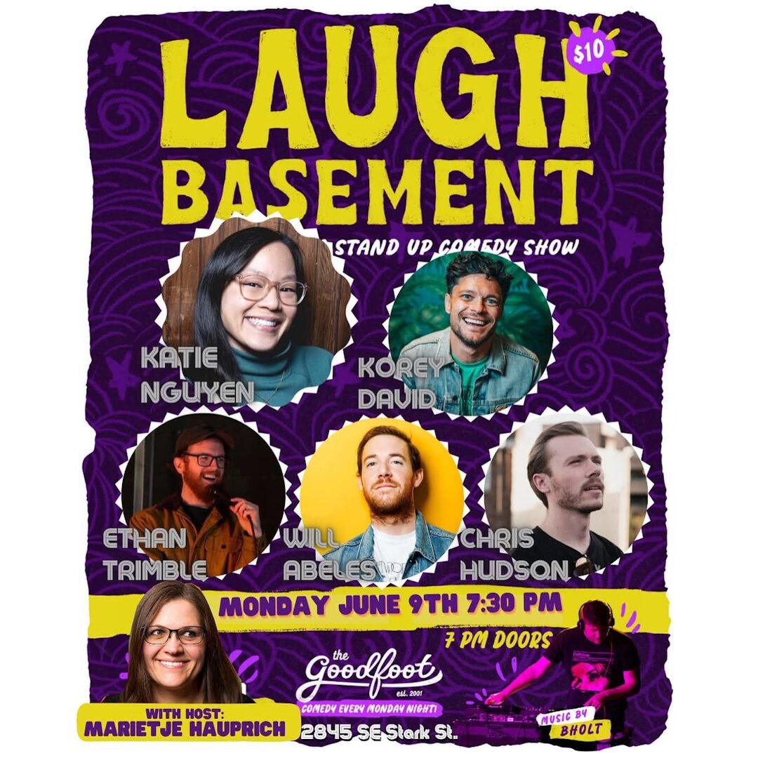 pdx events portland oregon stand-up comedy chris hudson comedian nightlife
