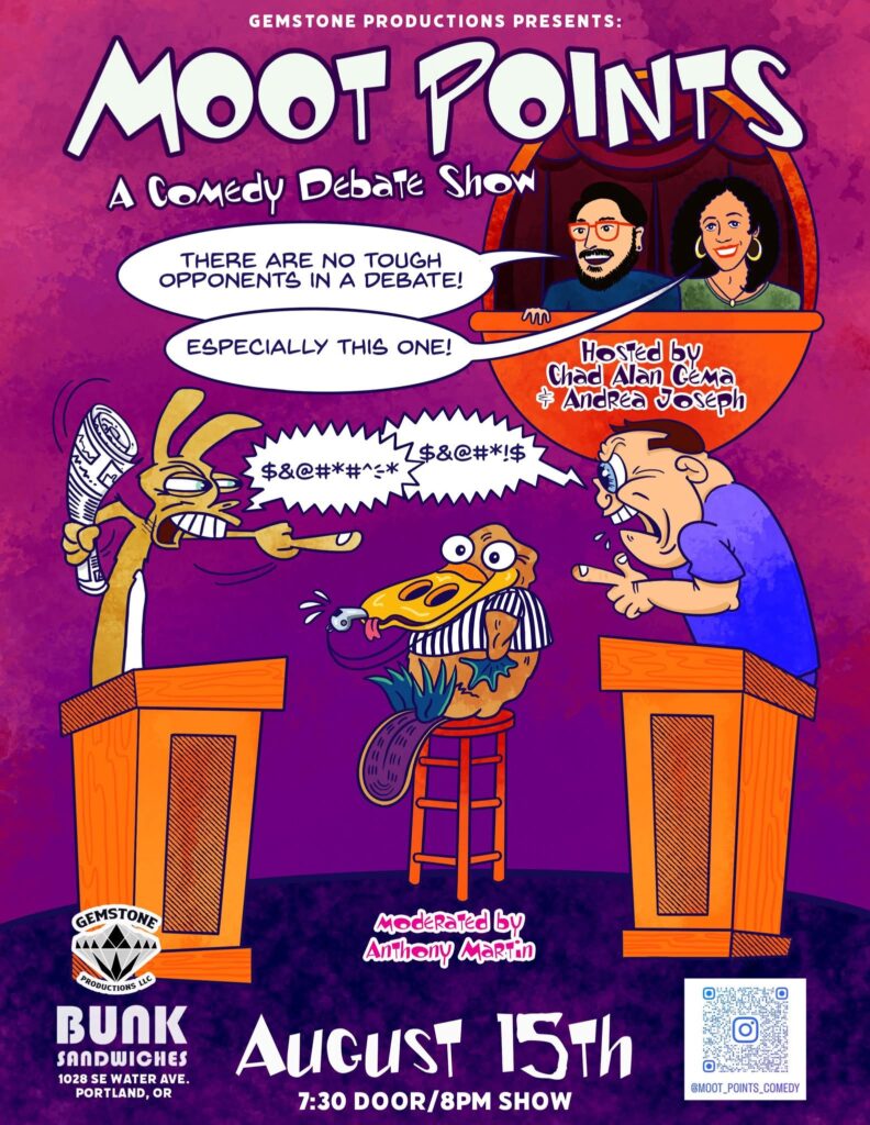 pdx events portland oregon nightlife fun free chris hudson comedian