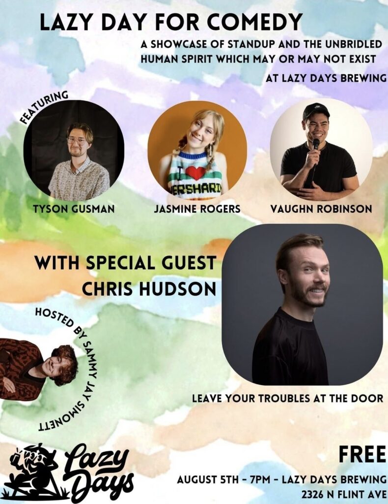 pdx portland oregon fun free events nightlife stand-up comedy chris hudson leave your troubles