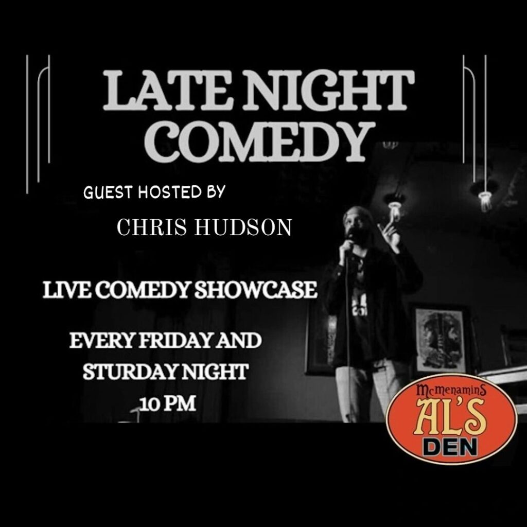 pdx events portland oregon stand-up comedy fun chris hudson comedian nightlife