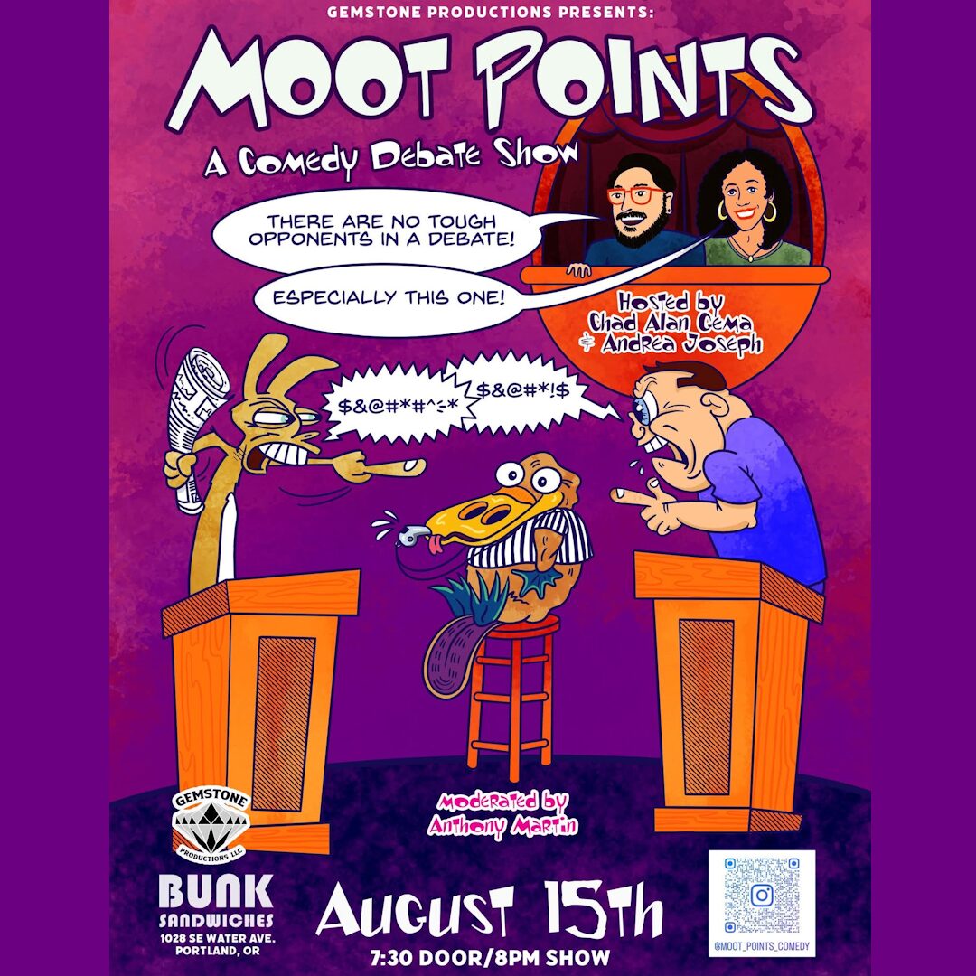 I’m on this new Comedy Debate show TONIGHT