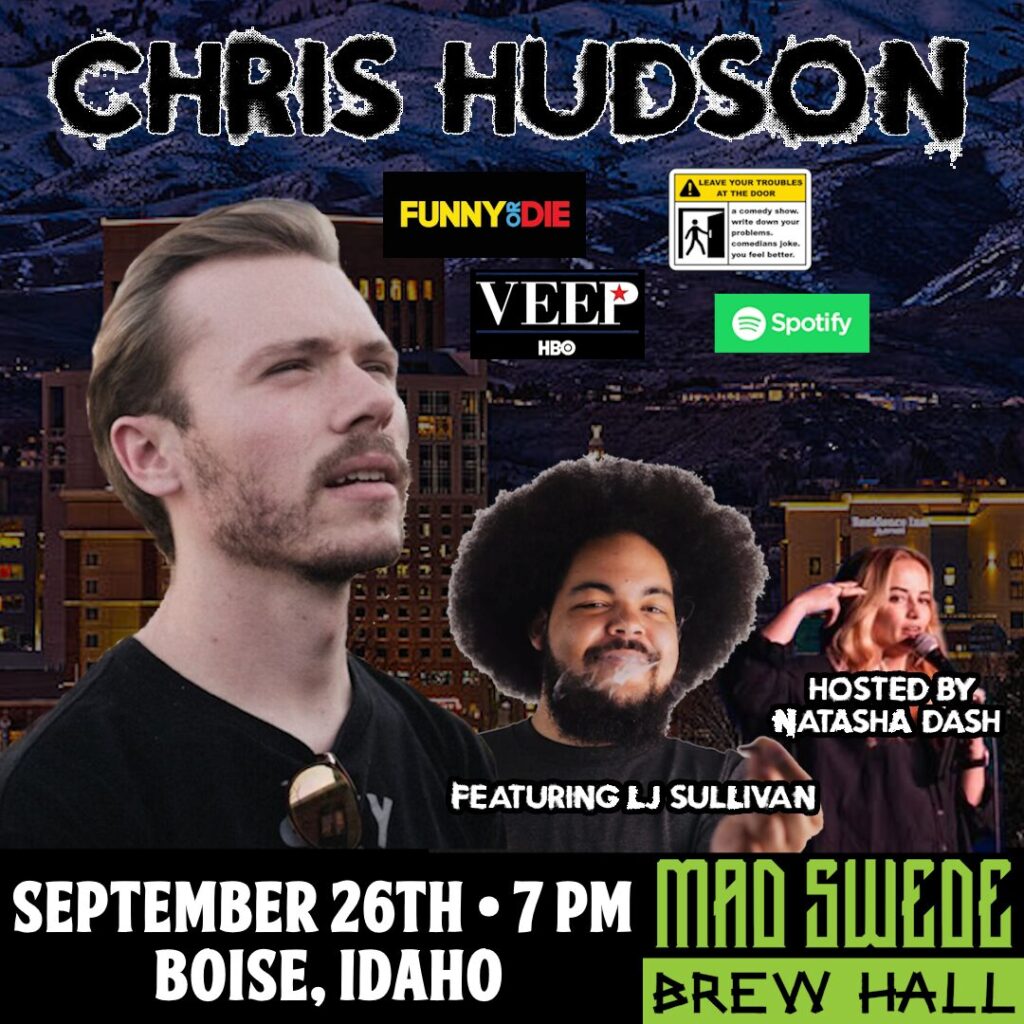 boise idaho events fun nightlife stand-up comedy chris hudson
