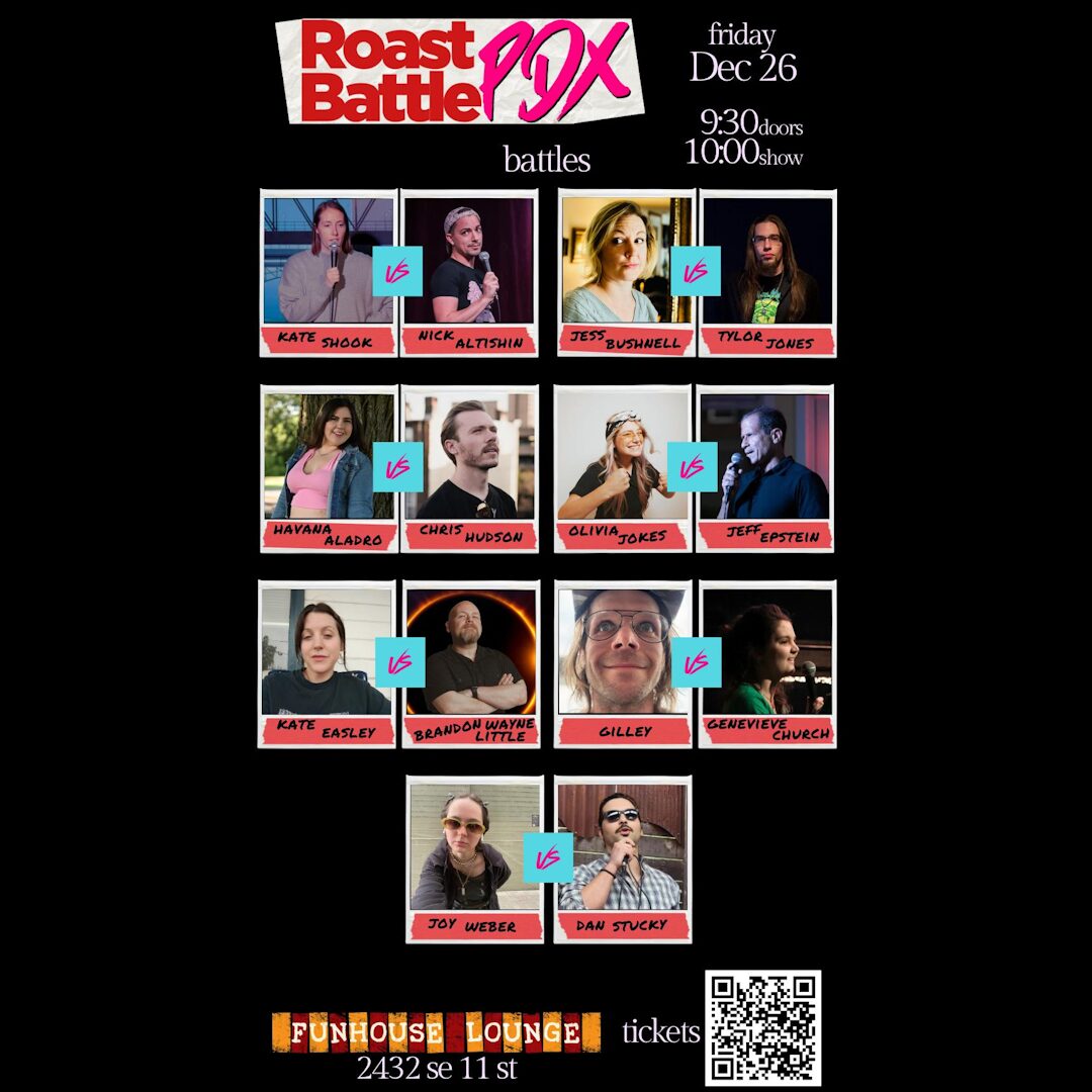 YYOO PORTLAND, TONIGHT: Roast Battle!