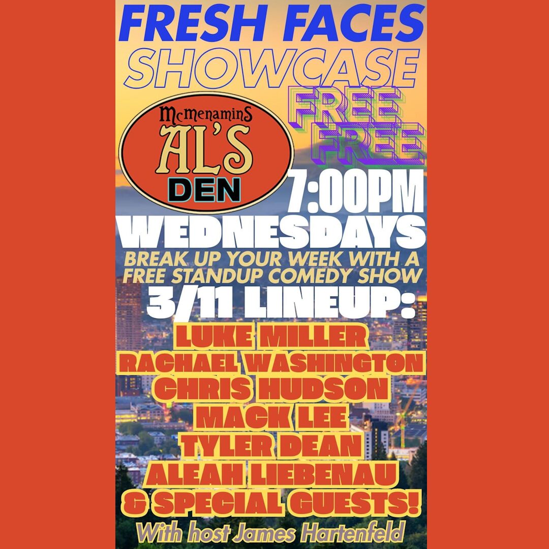 PDX! TONIGHT! FRESH FACES!