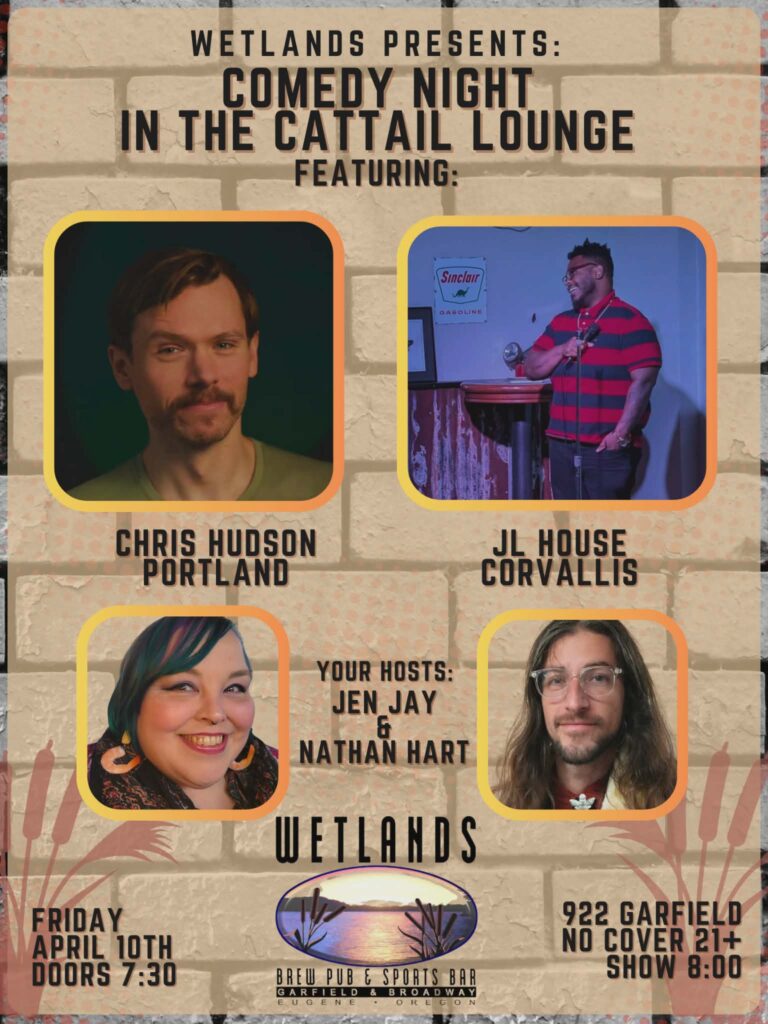 eugene oregon tonight free events fun stand-up comedy comedian chris hudson leave your troubles