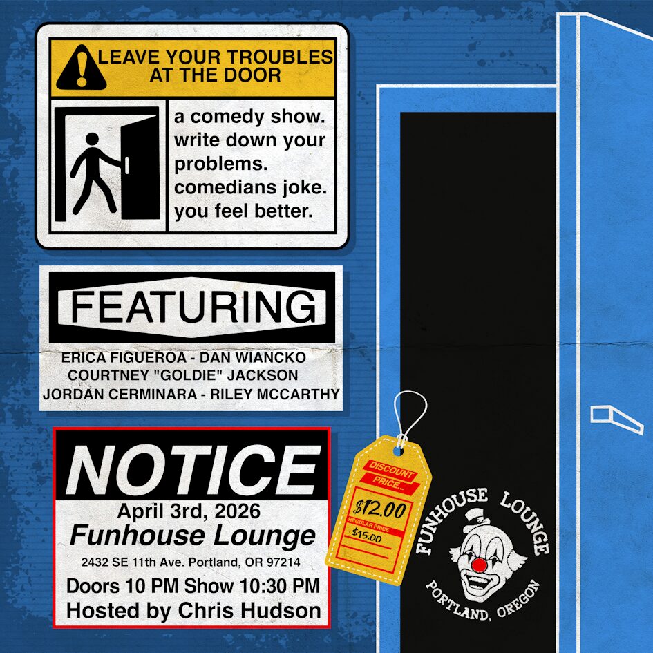 Bring EVERY problem you have TONIGHT Portland, Oregon!