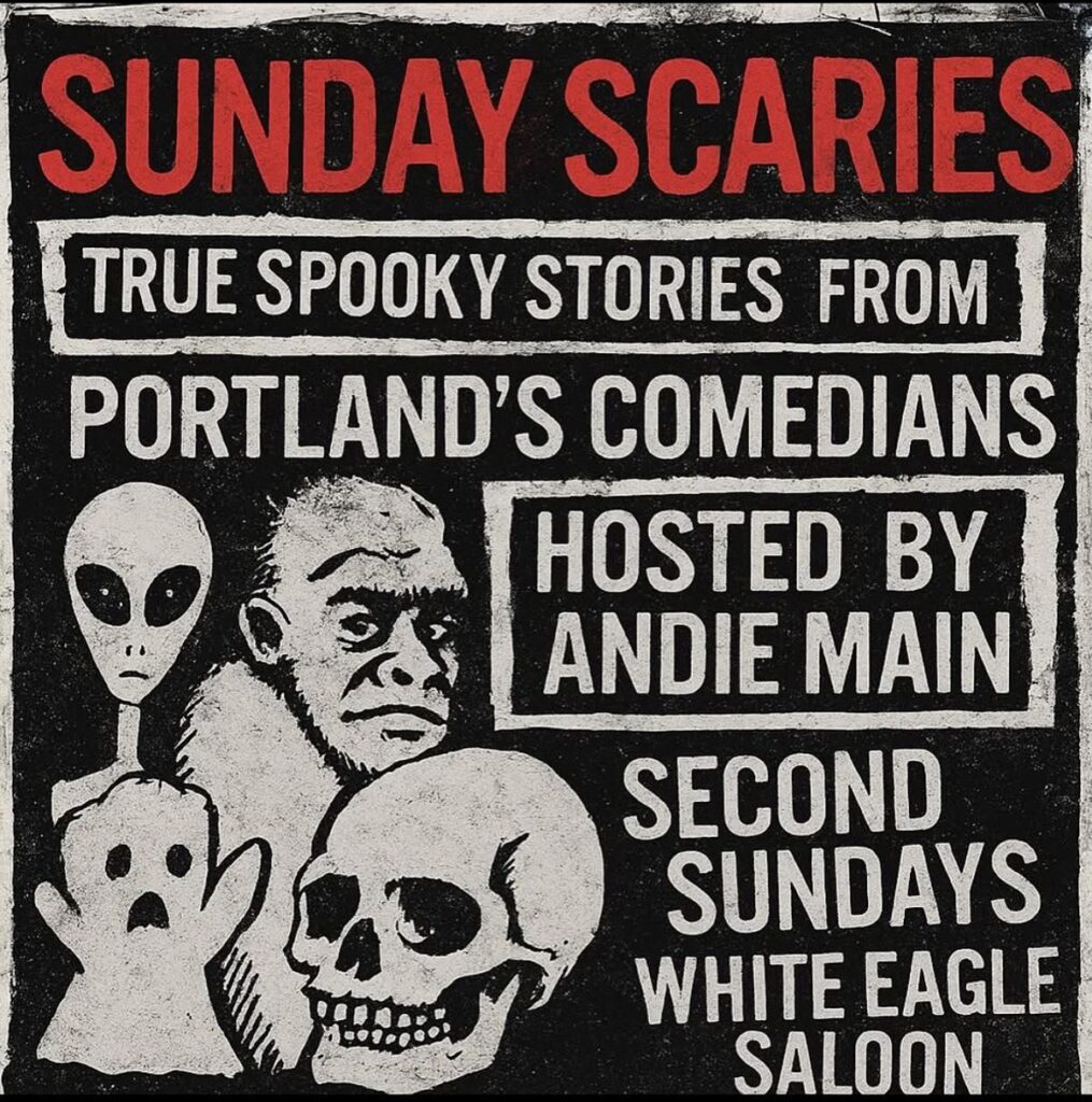 pdx tonight fun events nightlife portland oregon storytelling scary spooky comedy comedians chris hudson
