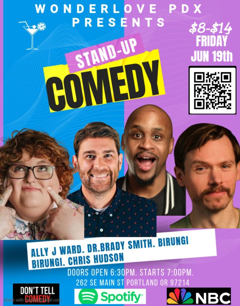 pdx events fun portland oregon stand-up comedy chris hudson comedian tonight date night nightlife
