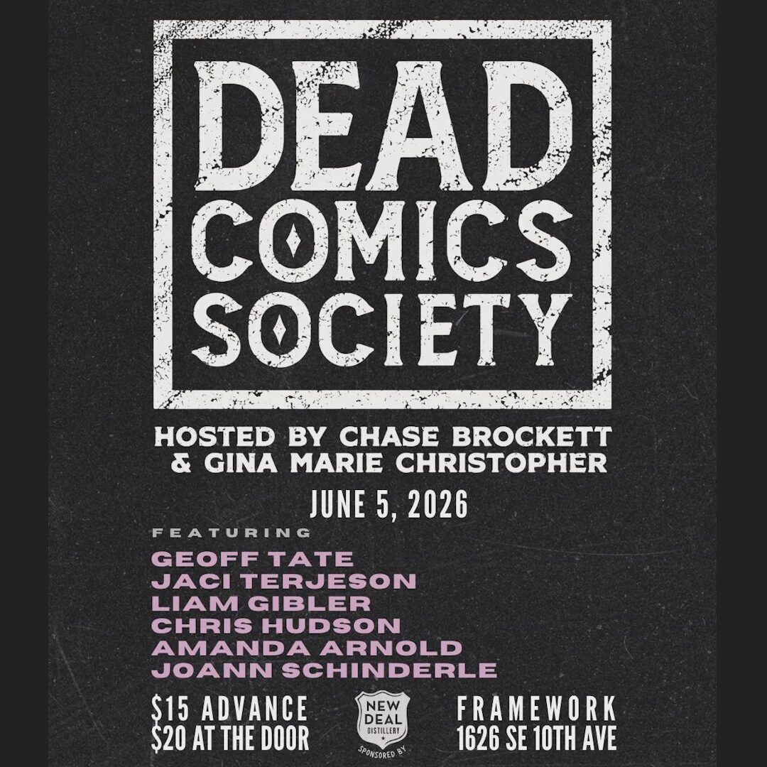TONIGHT i’m on Dead Comics Society in PDX