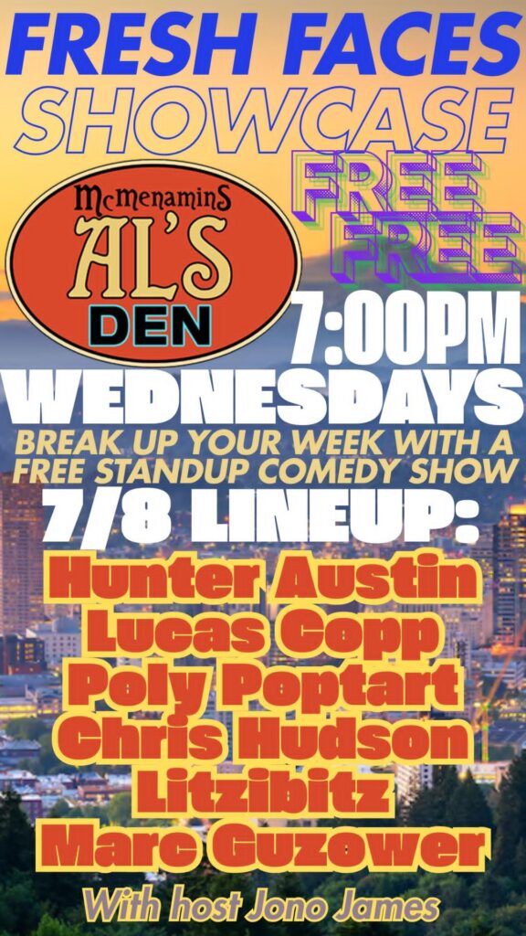 pdx tonight events fun nightlife stand-up comedy portland oregon comedian chris hudson free