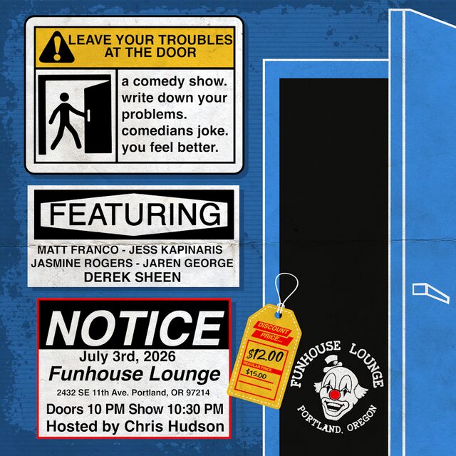 TONIGHT PORTLAND, OREGON BRING YOUR PROBLEMS