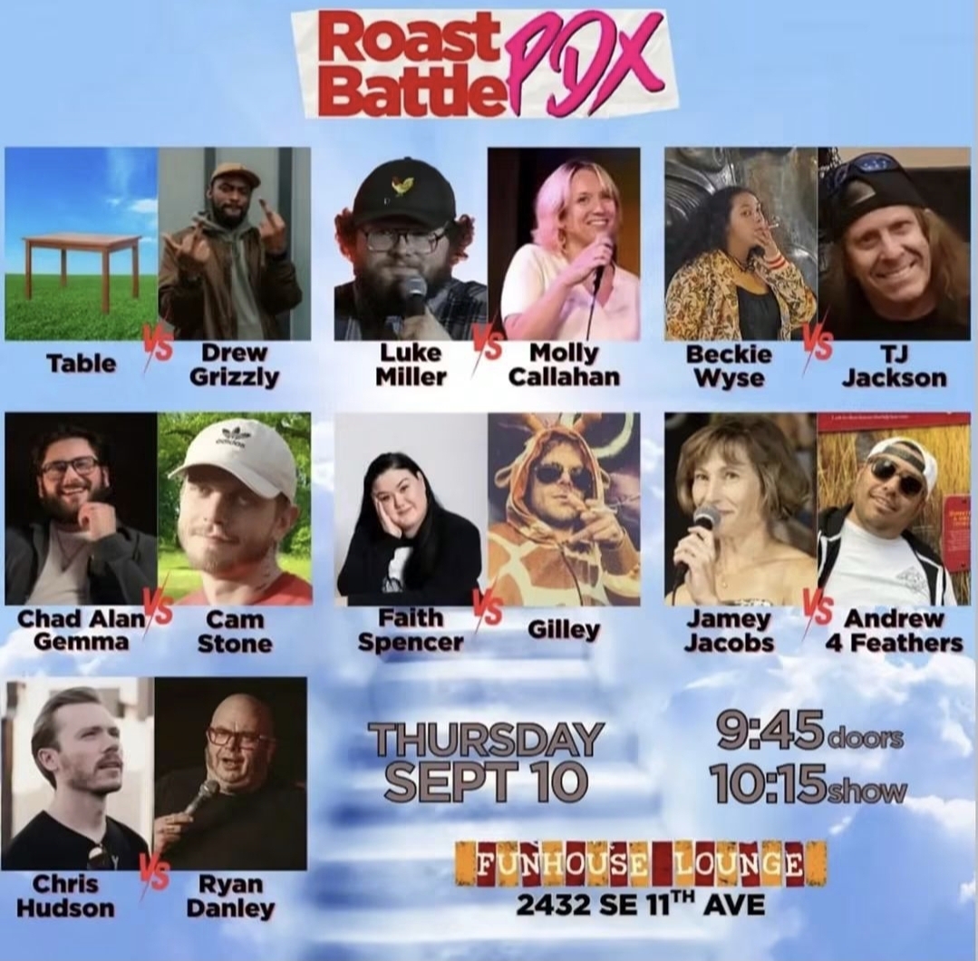PDX! TONIGHT! WE ROAST!