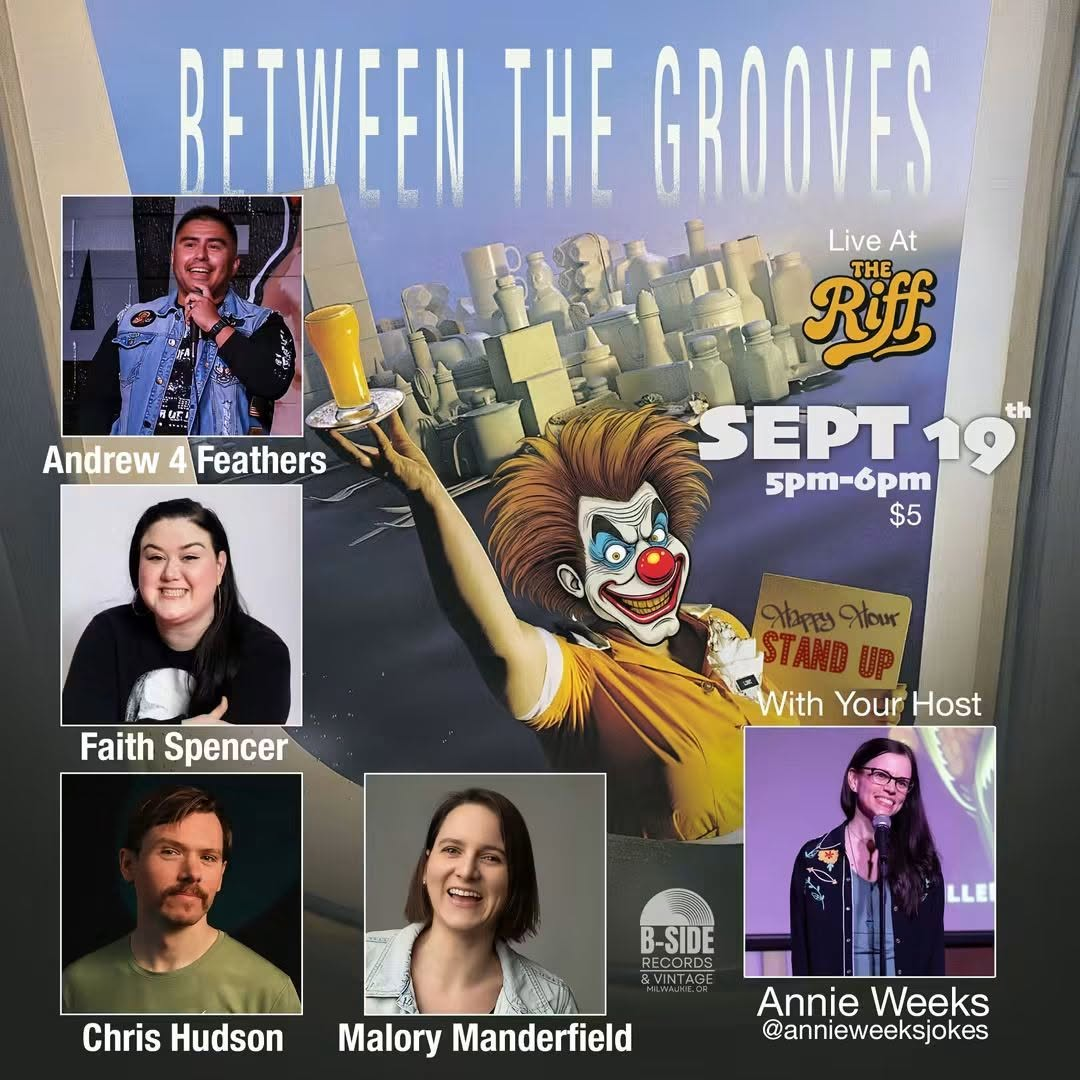 TONIGHT in Milwaukie, Oregon i’m on Between The Grooves