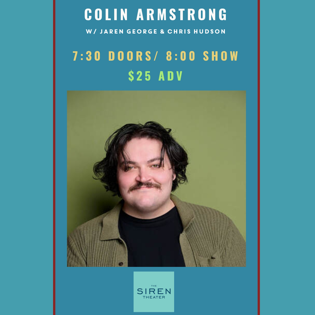 pdx tonight events fun nightlife portland oregon stand-up comedy colin armstrong chris hudson jaren george comedian shows