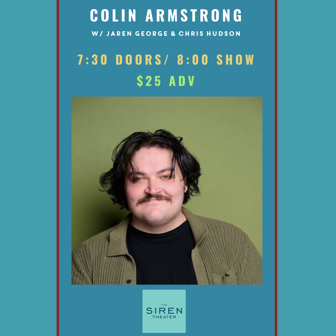 AYO i’m opening for Colin Armstrong TONIGHT in Portland, Oregon